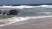 Driver charged with dangerous driving after semi-submerging ute at Ocean Beach, Bribie Island QLD | February 5, 2022 | ACM