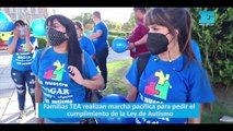 Familias TEA realizan marcha pacífica para pedir el cumplimiento de la Ley de Autismo