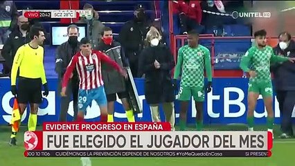 Jaume Cuéllar fue nombrado jugador del mes por los hinchas del CD Lugo