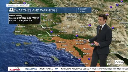 23ABC Evening weather update February 10, 2022