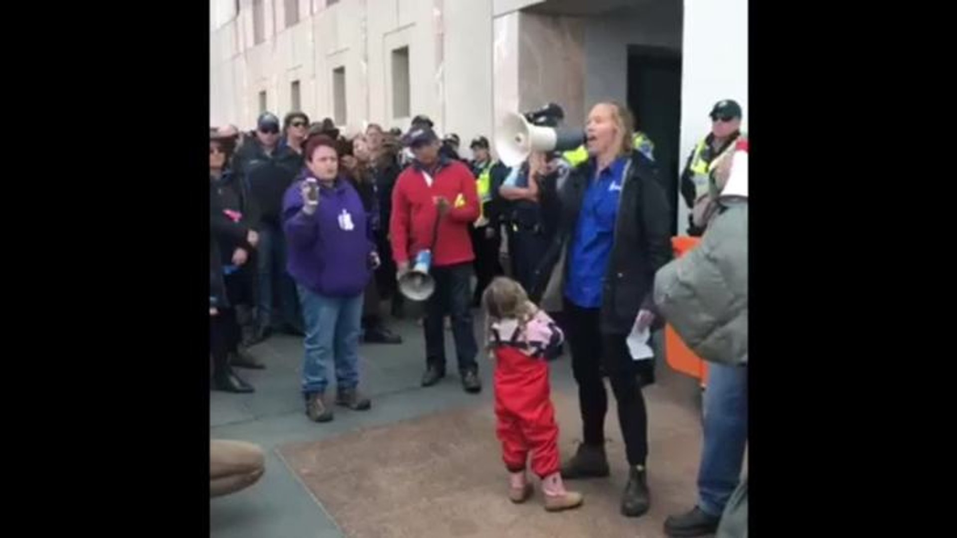 ⁣The Land: The rally hears the news