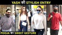 Yash's Stylish Entry, Pooja's Sweet Gesture, Mira Rajput, Sooraj | Celebs Spotted