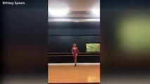 Britney Spears dances in red lingerie as she teases new music