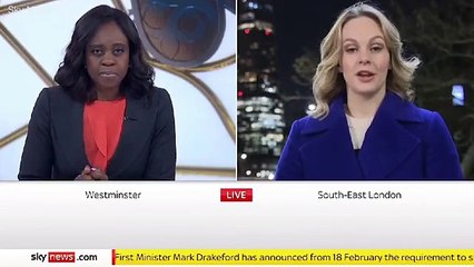 Sky News reporter is interrupted by a swearing teenager