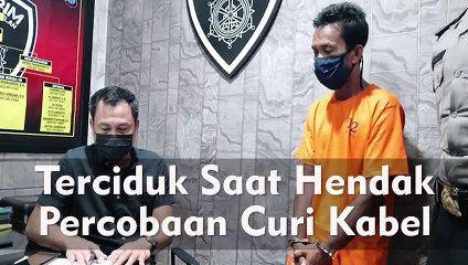 Tukang Parkir 5 Anak Diciduk Saat Bekerja, Terekam Percobaan Curat Kabel !!