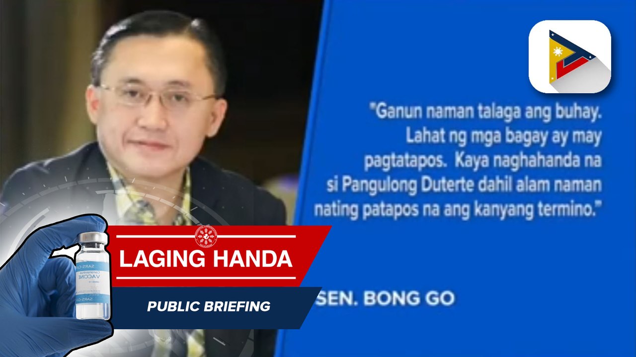 Pag-turnover ng tungkulin para sa susunod na magiging pangulo, tiniyak na magiging maayos