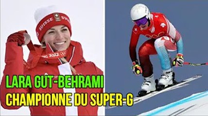 Lara Gut Behrami championne du super G