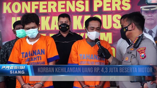 Satreskrim Polresta Sidoarjo Rilis Kasus Curanmor dan Curat