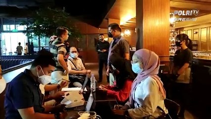 Polda Riau Gelar Vaksinasi yang berlangsung di Holywings JL. Soekarno Hatta Pekanbaru