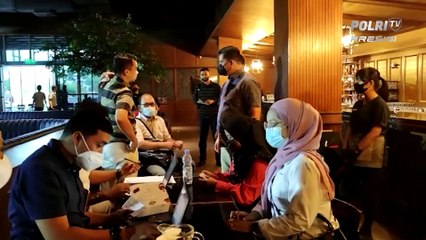Polda Riau Gelar Vaksinasi yang berlangsung di Holywings JL. Soekarno Hatta Pekanbaru