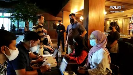 Polda Riau Gelar Vaksinasi yang berlangsung di Holywings JL. Soekarno Hatta Pekanbaru