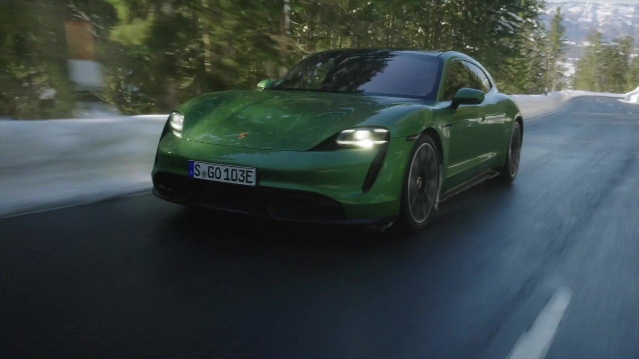 Der Porsche Taycan Turbo S Sport Turismo Highlights