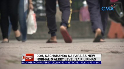 DOH, naghahada na para sa new normal o alert level sa Pilipinas | 24 Oras News Alert