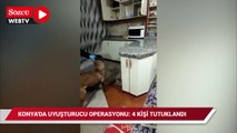 Konya’da uyuşturucu operasyonu: 4 kişi tutuklandı