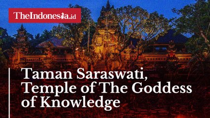 Taman Saraswati, Temple of The Goddess of Knowledge