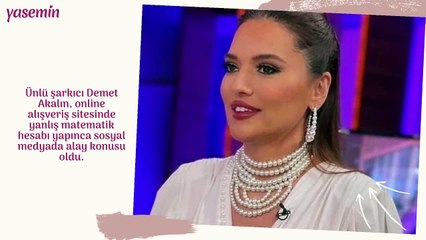 Demet Akalın'dan akılalmaz online alışveriş paylaşımı!