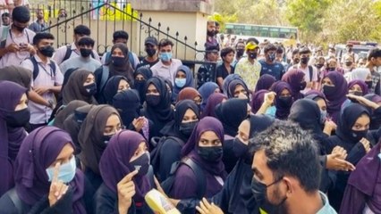 Hijab Row: Mega pro-hijab protest in many city