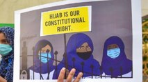 Muslim girls denounce hijab Controversy in India