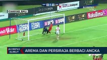 Arema FC Ditahan Imbang Persiraja Banda Aceh, Skor 1-1