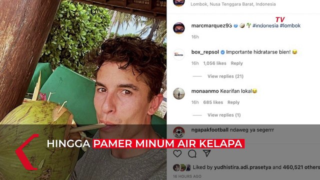 Intip 6 Postingan Pebalap Motogp di Lombok, dari Marc Marquez hingga Fabio Quartararo