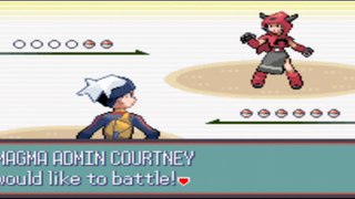 Pokemon Ruby - Team Magma Admin 2nd Battle: Courtney