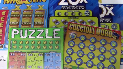 Gratta e Vinci con Puzzle, Cuccioli d'oro e tanta roba