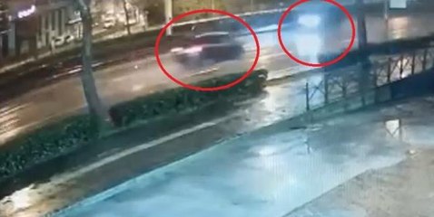 Son dakika haber... Bursa'da dehşet anları kamerada...Sol şeritte tersten geldi. faciaya yol açtı