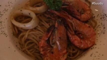 Cloves Spagetti Seafood Aglio Olio