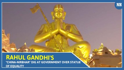 Rahul Gandhi's China-Nirbhar Dig At Government Over Statue Of Equality