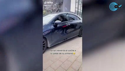 La accidentada salida de Ferran Torres del entrenamiento