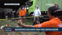 Polisi Gelar Rekonstruksi Kasus Mafia Tanah yang melibatkan ASN BPN