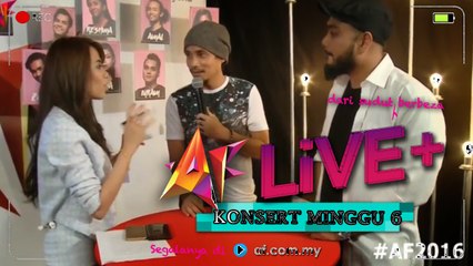 AKADEMI FANTASIA 2016 [LIVE +] || 25/9/16  MINGGU 6