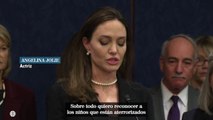 Angelia Jolie llora al pedir ayuda para las víctimas de violencia de género
