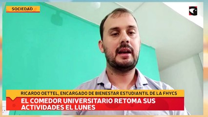 el comedor universitario retoma sus actividades el lunes