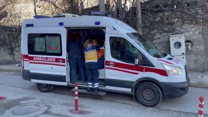 İstinat duvarından düşen kişi yaralandı
