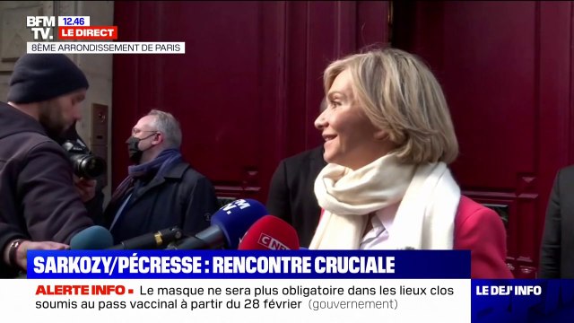 Valérie Pécresse fait part d'une conversation franche et affectueuse avec Nicolas Sarkozy