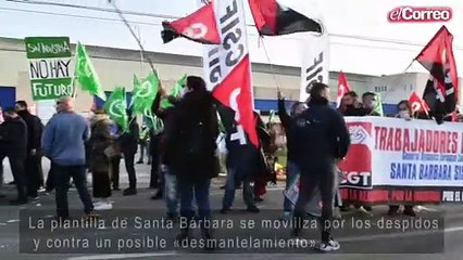 La plantilla de Santa Bárbara se moviliza por los despidos y contra un posible «desmantelamiento»