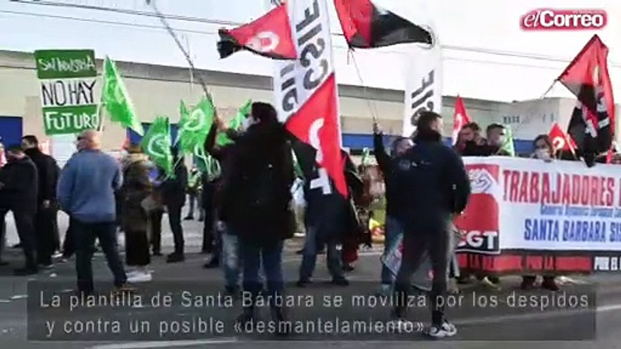 La plantilla de Santa Bárbara se moviliza por los despidos y contra un posible «desmantelamiento»