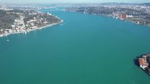 İstanbul Boğazı turkuaz rengine büründü