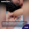 Viral Bayi Kejer Jambak Rambutnya Sendiri, Warganet: Playing Victim Sejak Dini