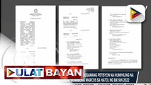 COMELEC, ibinasura ang tatlong pinagsamang petisyon na humihiling na ma-disqualify si Ex-Sen. Bongbong Marcos sa Hatol ng Bayan 2022