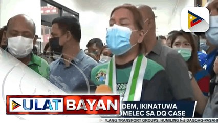 Marcos-Sara tandem, ikinatuwa ang desisyon ng COMELEC sa DQ case