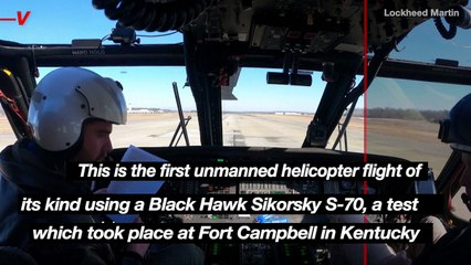Autonomous Black Hawk Military Helicopter Has Its First Successful Flight