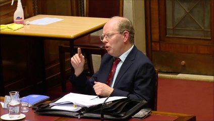 Matthew O'Toole quizzes Dr. Esmond Birnie on £850m Protocol cost figure