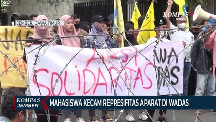 Mahasiswa PMII Jember Kecam Represifitas Aparat di Wadas
