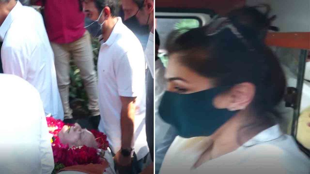 Raveena Tandon father last rite: पापा को ambulance में आखिरी बार देखती रही Raveena | FilmiBeat