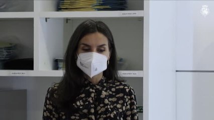 La reina confirma que Felipe VI se encuentra "bien" y "está tranquilo"