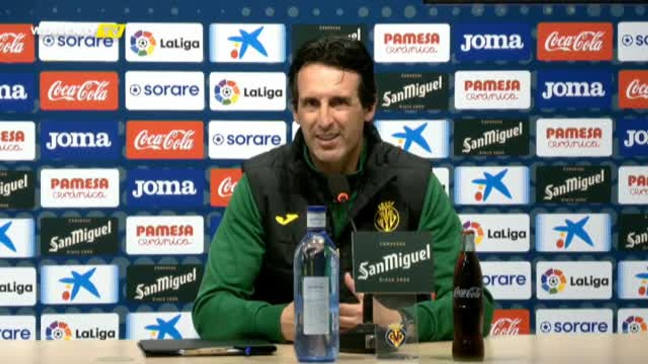 Emery: "Somos ambiciosos, queremos ver como rendimos ante un rival como el Real Madrid"