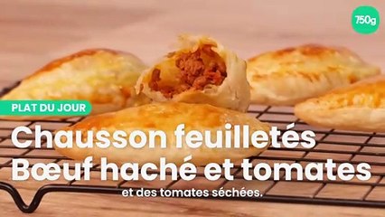 Feuilletés au boeuf et tomates
