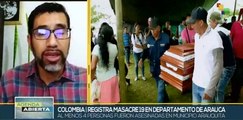 Colombia aumenta niveles de conflicto con la masacre 19
